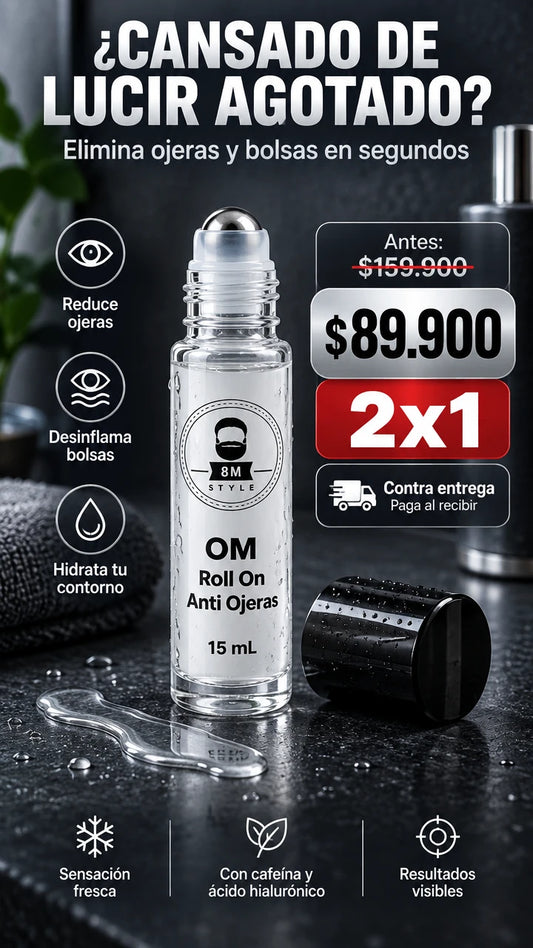 PROMO 2X1 Roll On Anti Ojeras OM STYLE