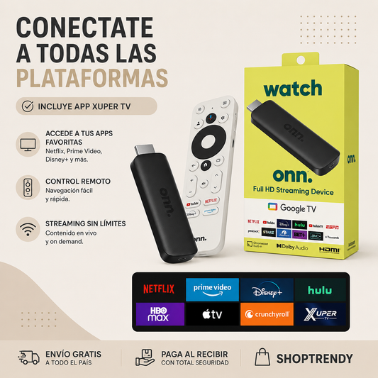 Convertidor Smart TV con Control Remoto – XUPER TV 🔥+ ENVIO GRATIS 🚚