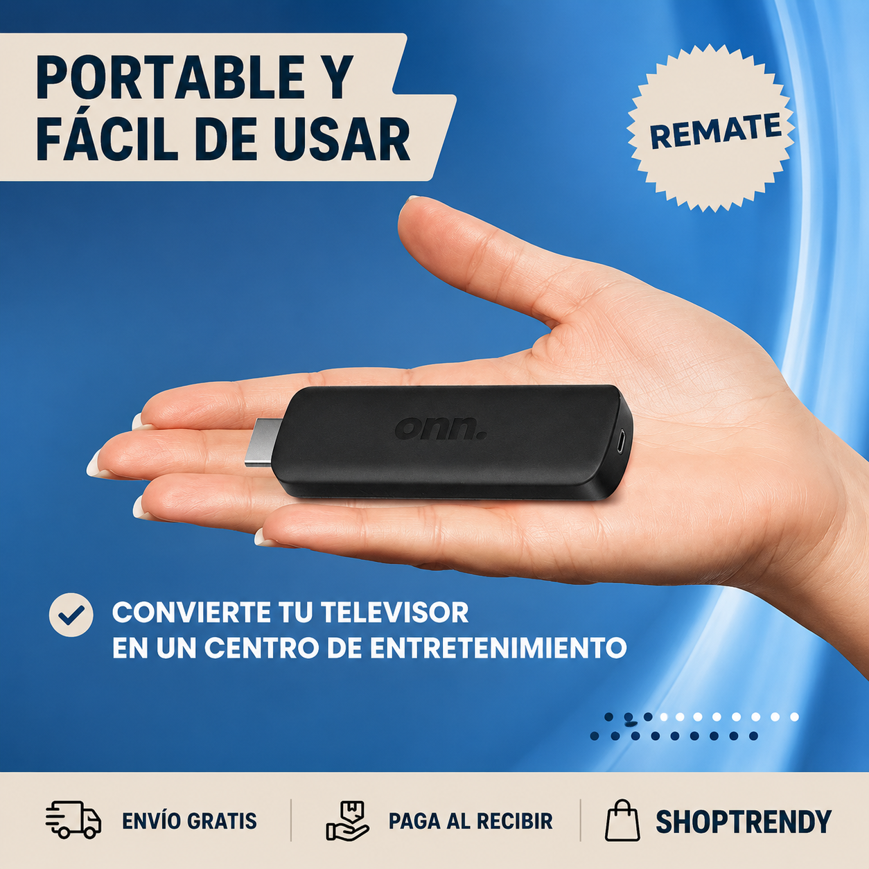 Convertidor Smart TV con Control Remoto – XUPER TV 🔥+ ENVIO GRATIS 🚚