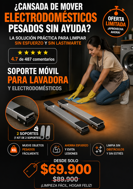 Base Soporte Para Electrodomésticos - Ruedas - Ajustable TitanRoll Base